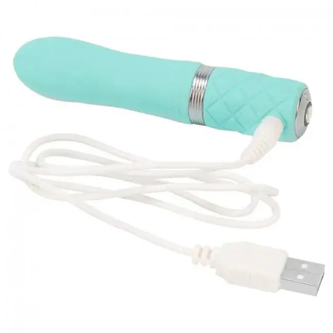 4.25-inch Silicone Green Wireless Rechargeable Mini Bullet Vibrator