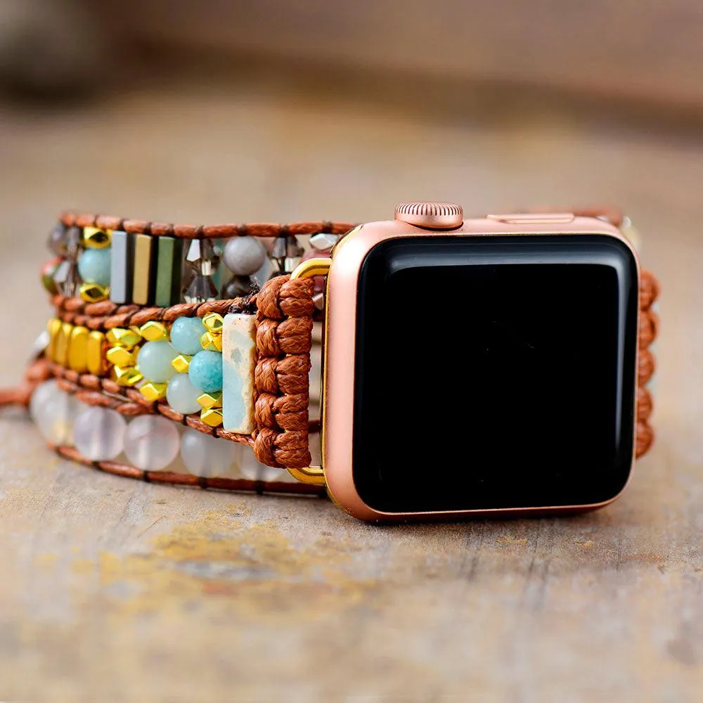 Agate, Onyx & Jasper Apple Watch Band