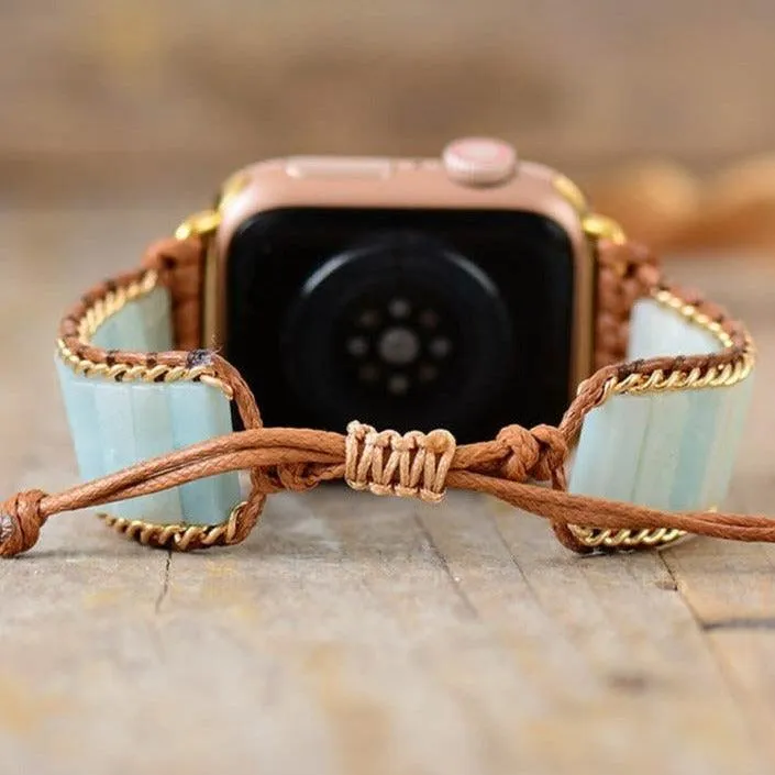 Amazonite Apple Watch Band