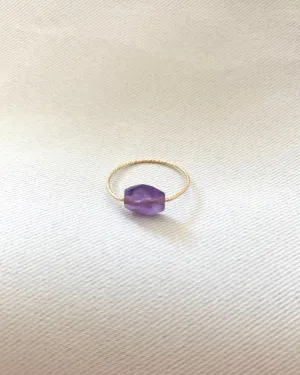 Amethyst Daily Serenity Ring