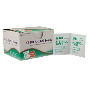 BD Alcohol Swabs, Non-Sterile