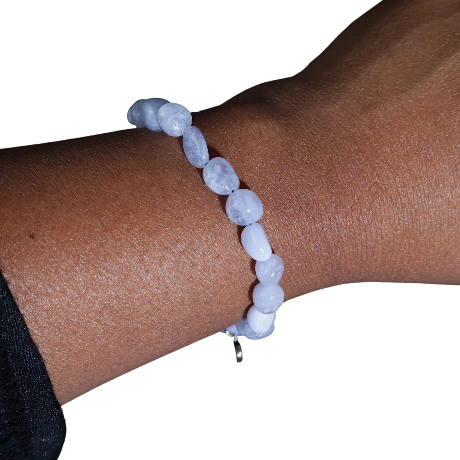 Blue Lace Agate Pebble Bracelet