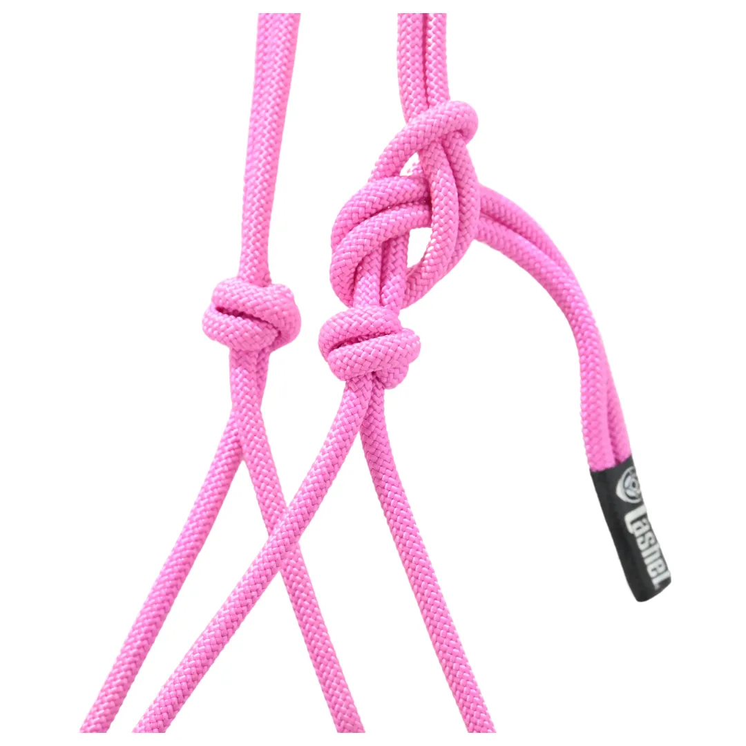 Cashel Braided Rope Nose Halter with Lead Rope - Pink Camo