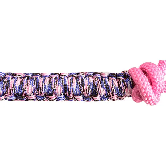 Cashel Braided Rope Nose Halter with Lead Rope - Pink Camo