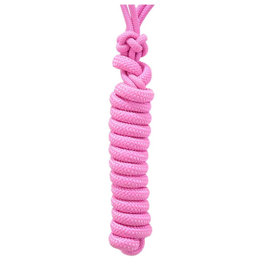 Cashel Braided Rope Nose Halter with Lead Rope - Pink Camo