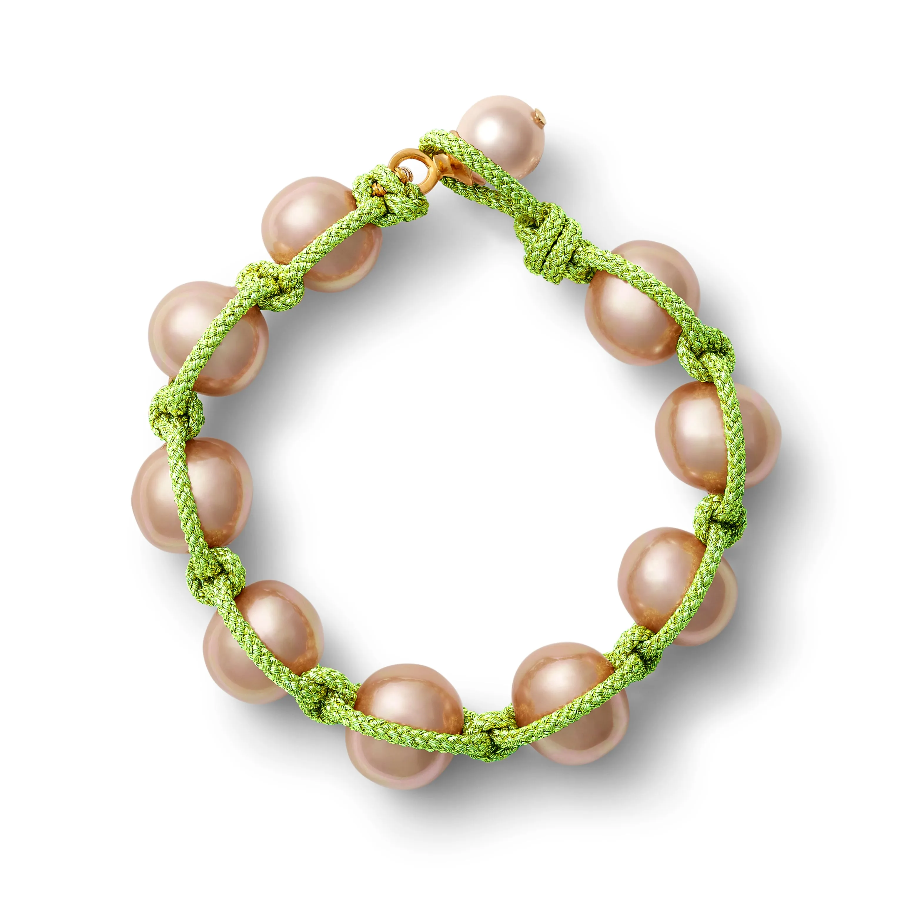 Champagne Fizz Macrame Bracelet