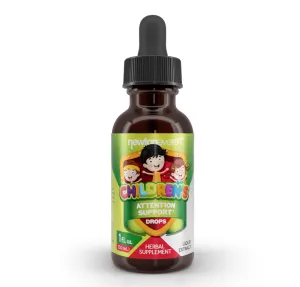 CHILDREN'S ATTENTION SUPPORT LIQUID DROPS (Alcohol Free) (1 fl oz) 30ml