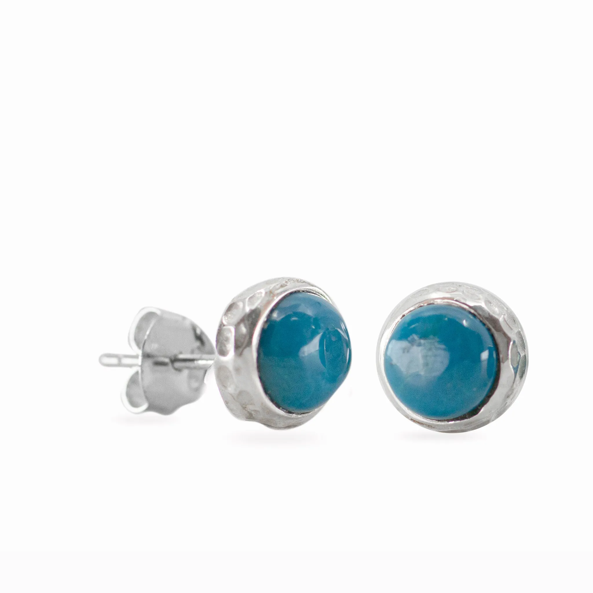 Chrysocolla Stud Earrings