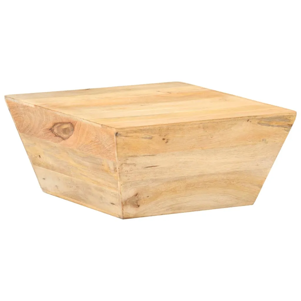 Coffee Table V-shape 66x66x30 cm Solid Mango Wood