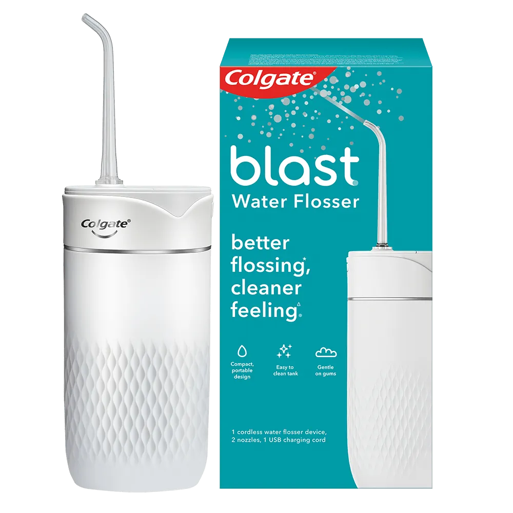 Colgate® White Blast Portable Water Flosser Rechargeable Each