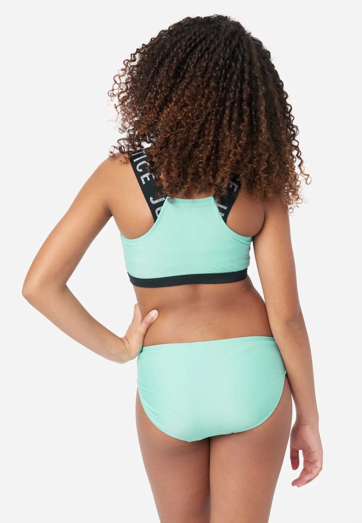 Collection X by Justice Color Block Bikini Swim Set