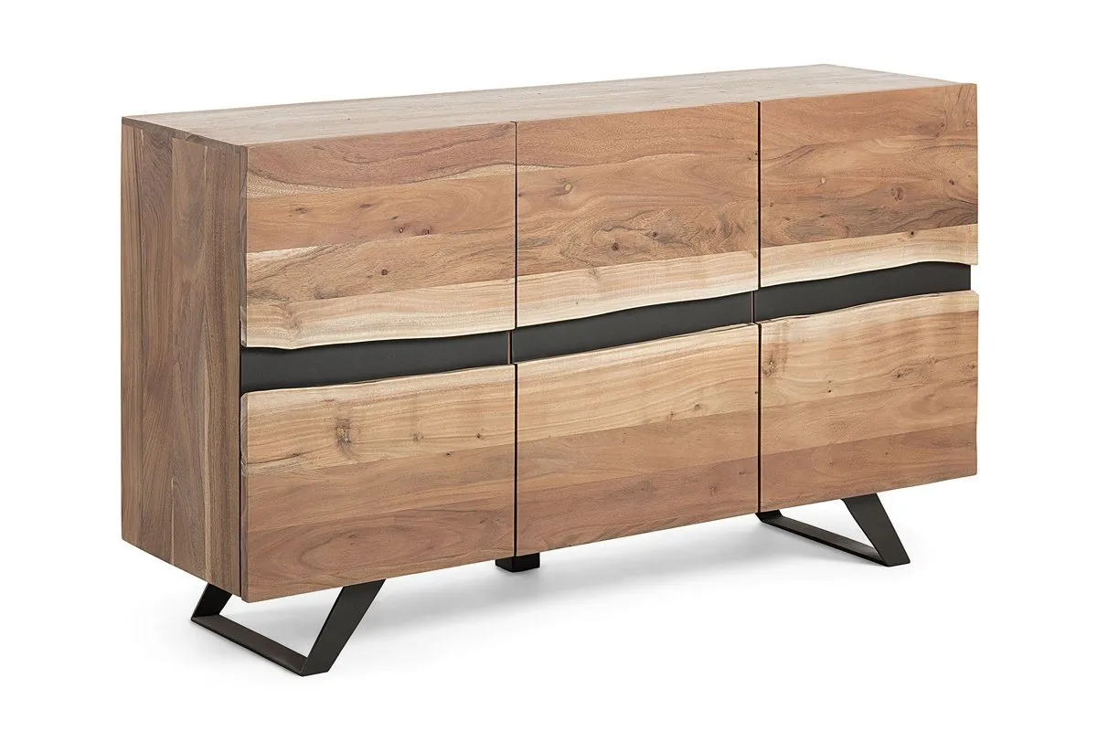 Como Irvin Unique Natural Wood Boardroom Credenza