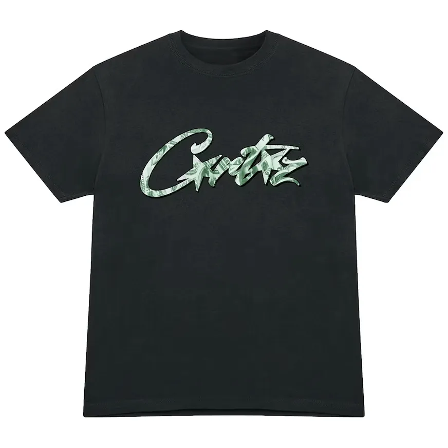 Corteiz Dollar Tee Black