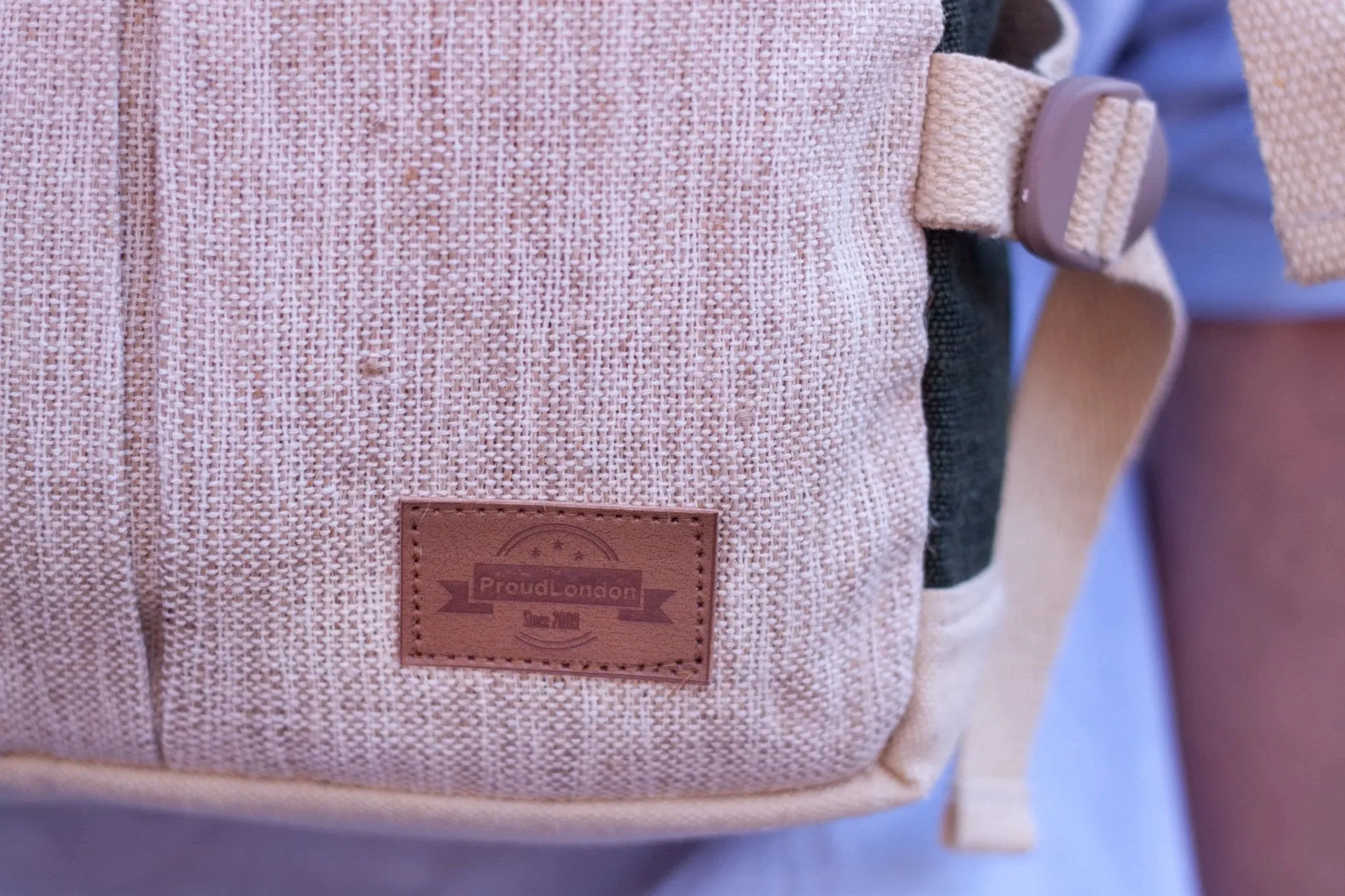 Deep Forest - Roll Top Handmade Hemp Backpack - BPN5DF