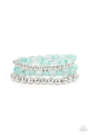 Delightfully Disco - Blue Paparazzi Bracelet