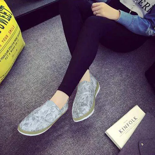 DRUNKEN Women's Sneakers Grey Casual Shoes