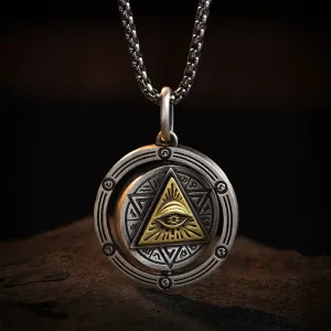 Eye of Horus Necklace Evil Eye Charm Protection Ancient Egypt Pendant Necklace