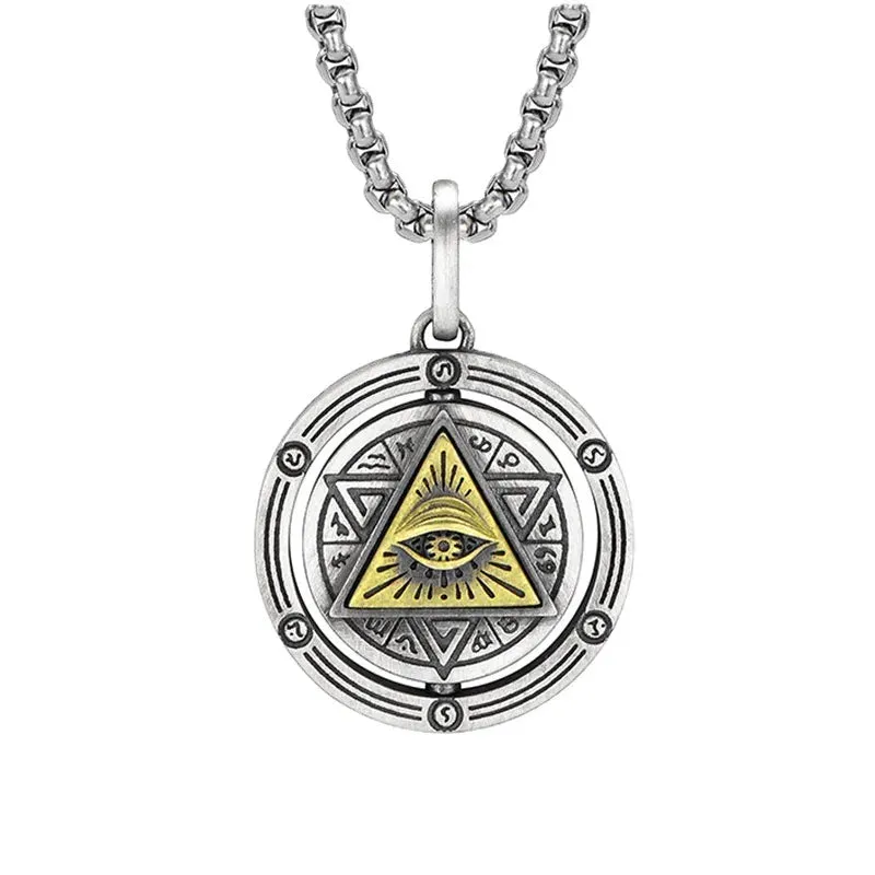 Eye of Horus Necklace Evil Eye Charm Protection Ancient Egypt Pendant Necklace