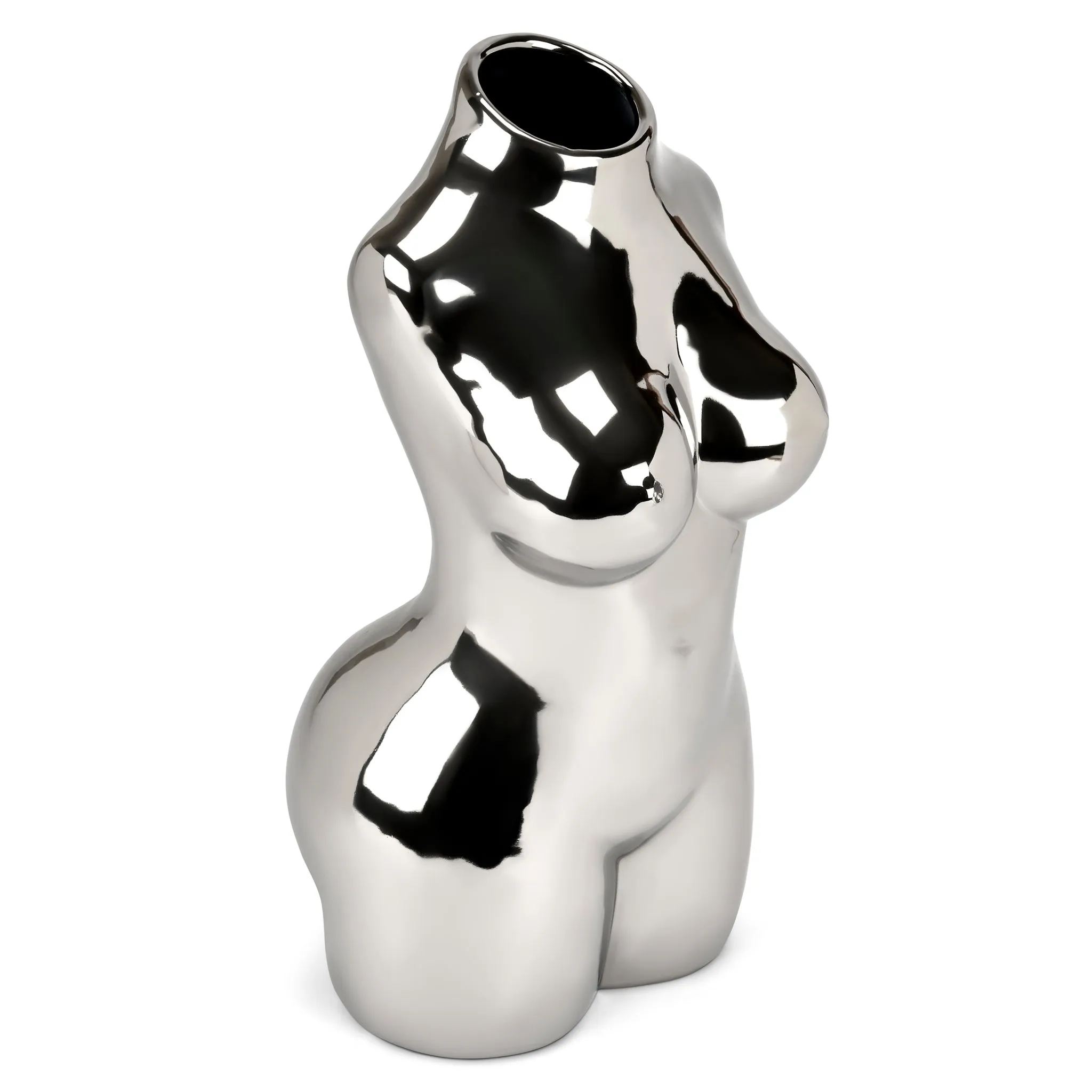 Female Silhouette Body Vase - 29cm - Assorted Colours