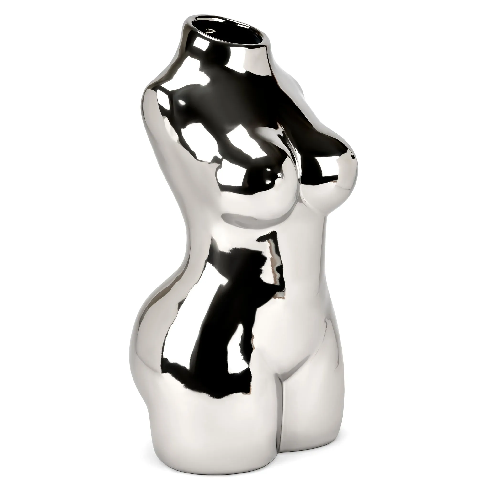 Female Silhouette Body Vase - 29cm - Assorted Colours