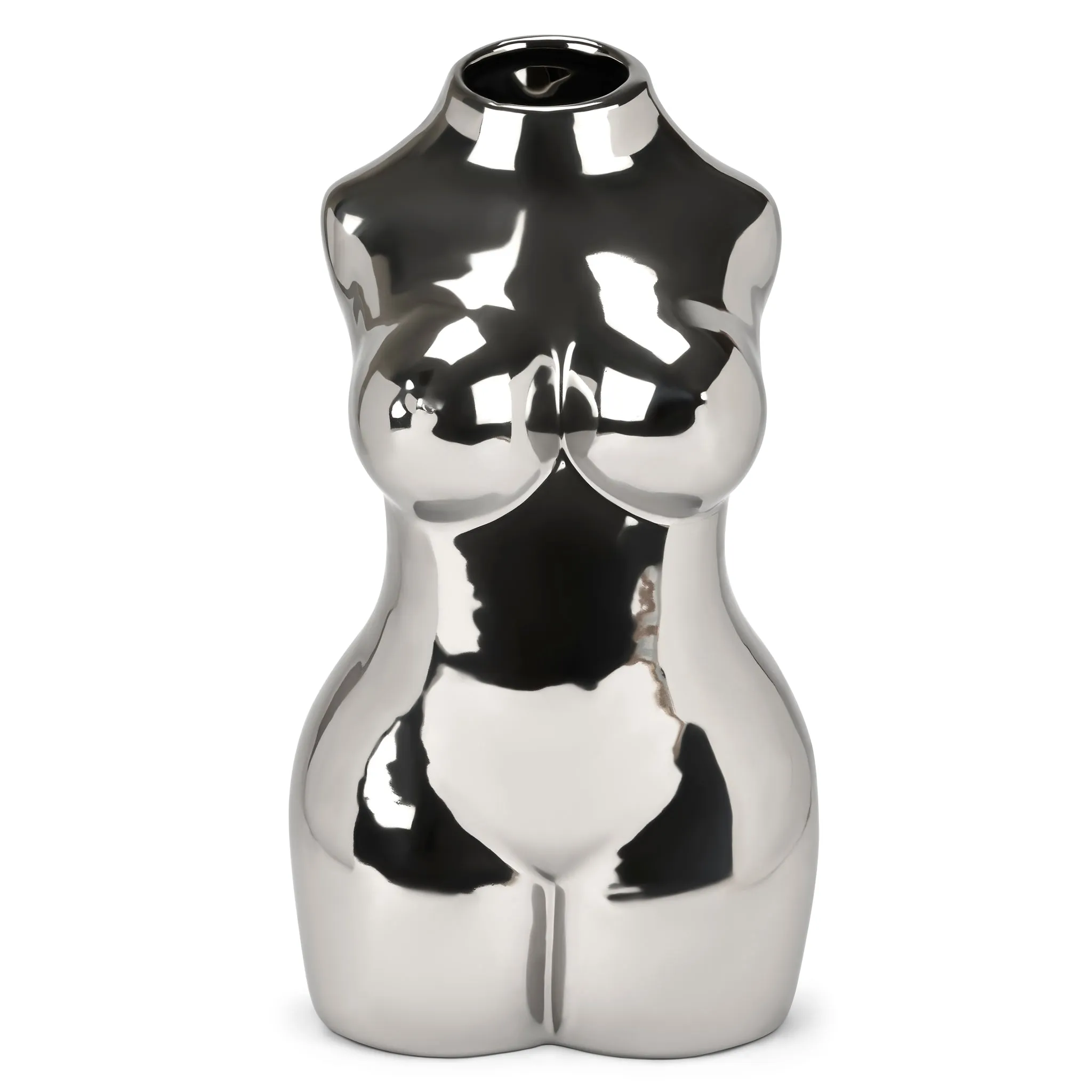 Female Silhouette Body Vase - 29cm - Assorted Colours