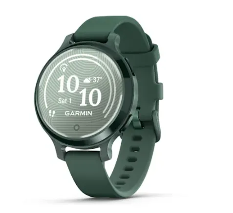 Garmin Lily 2 Active Jasper Green with Jasper Green Silicone Band