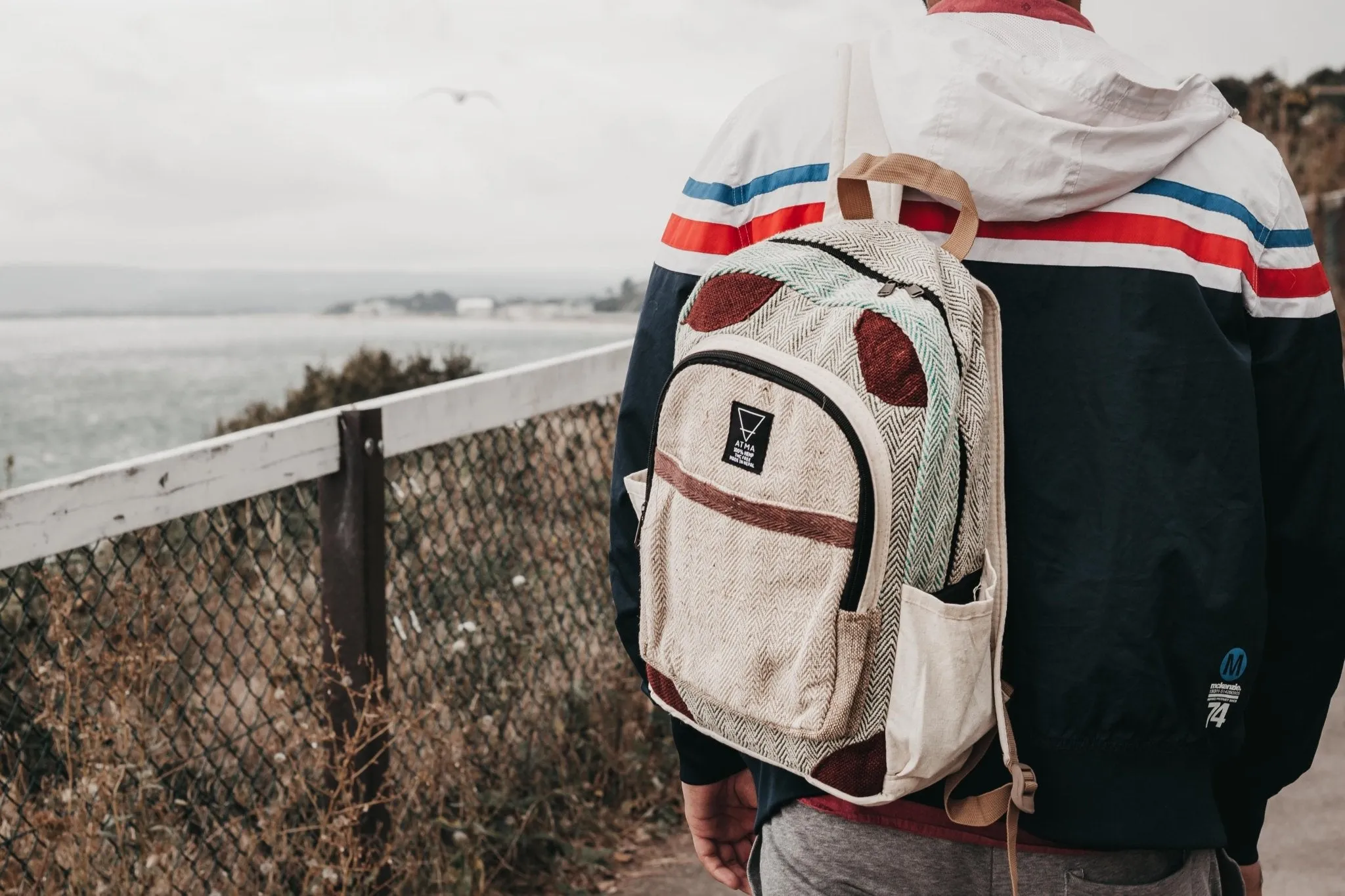 Handmade Hemp Backpack | Sustainable Vegan Line - BP5145