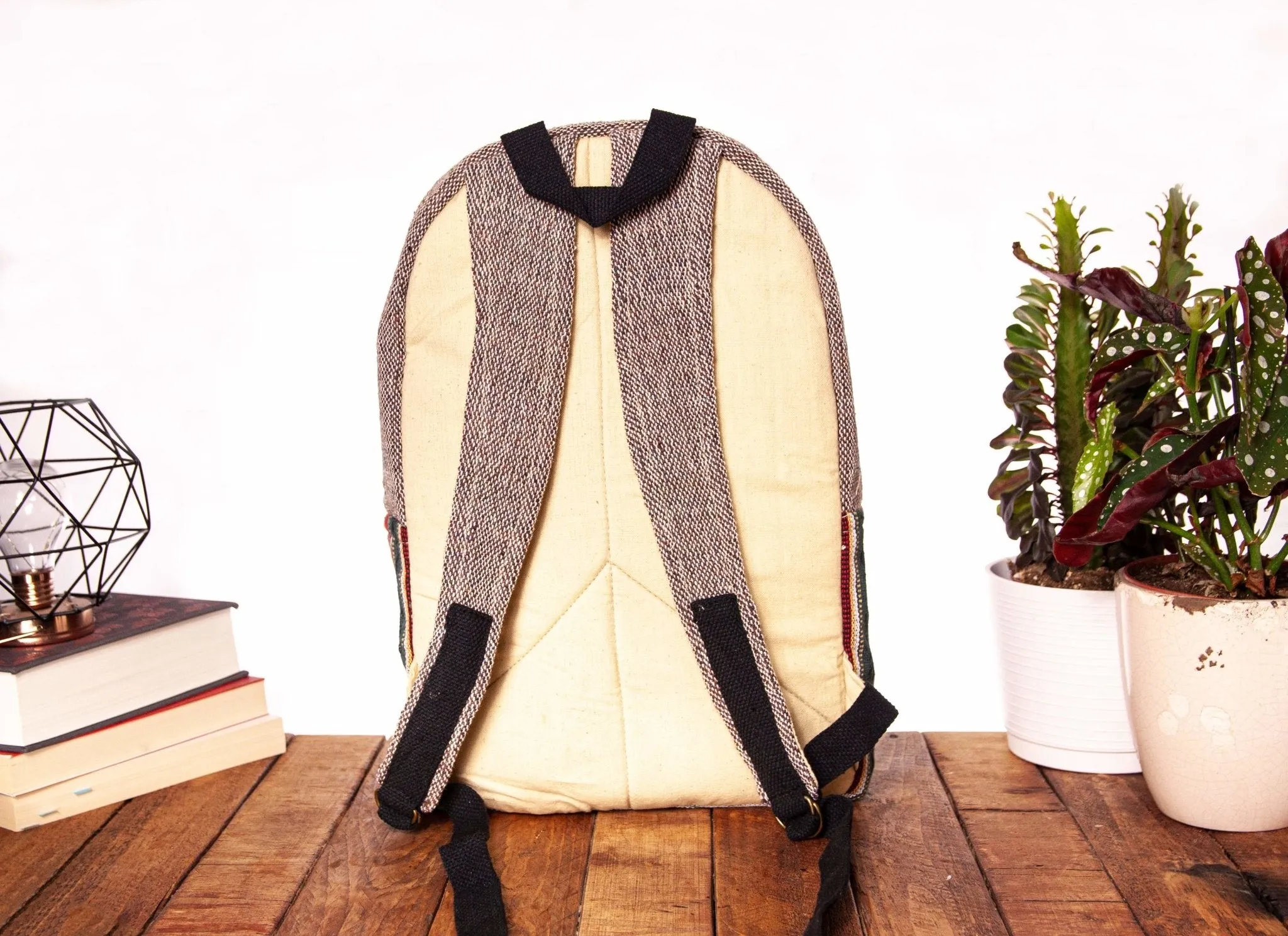 Handmade Hemp Backpack || Sustainable Vegan Line || Maple