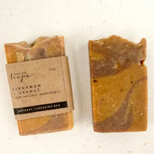 Handmade Natural Soap - Cinnamon and Orange (75g)