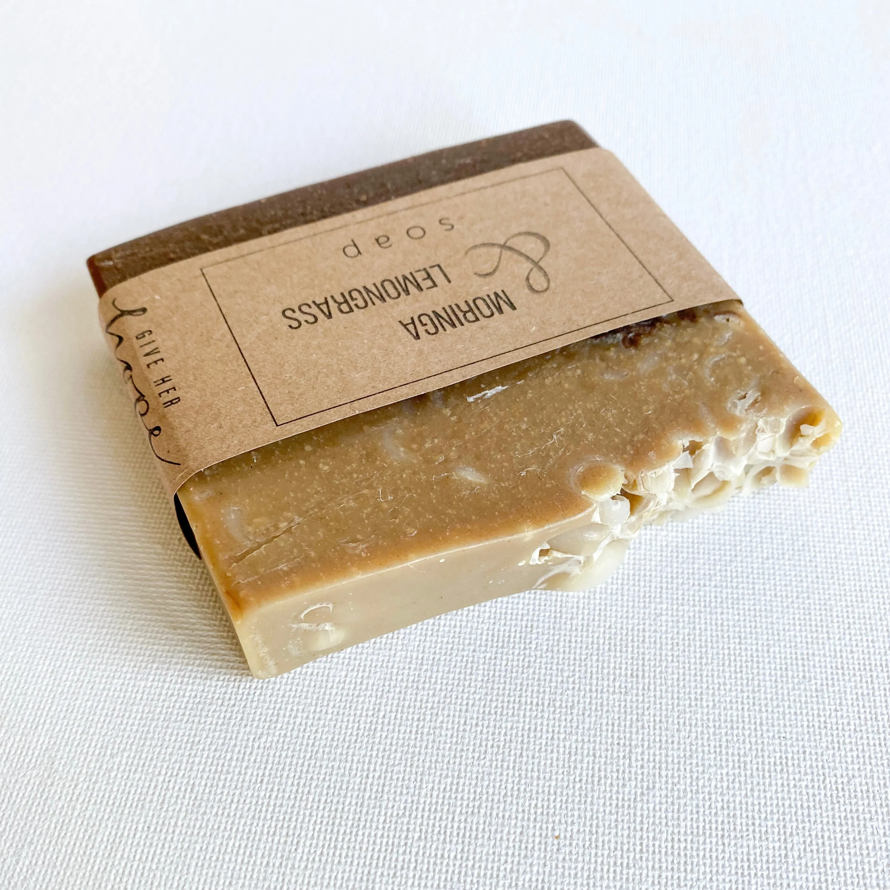 Handmade Natural Soap - Lemon and Moringa