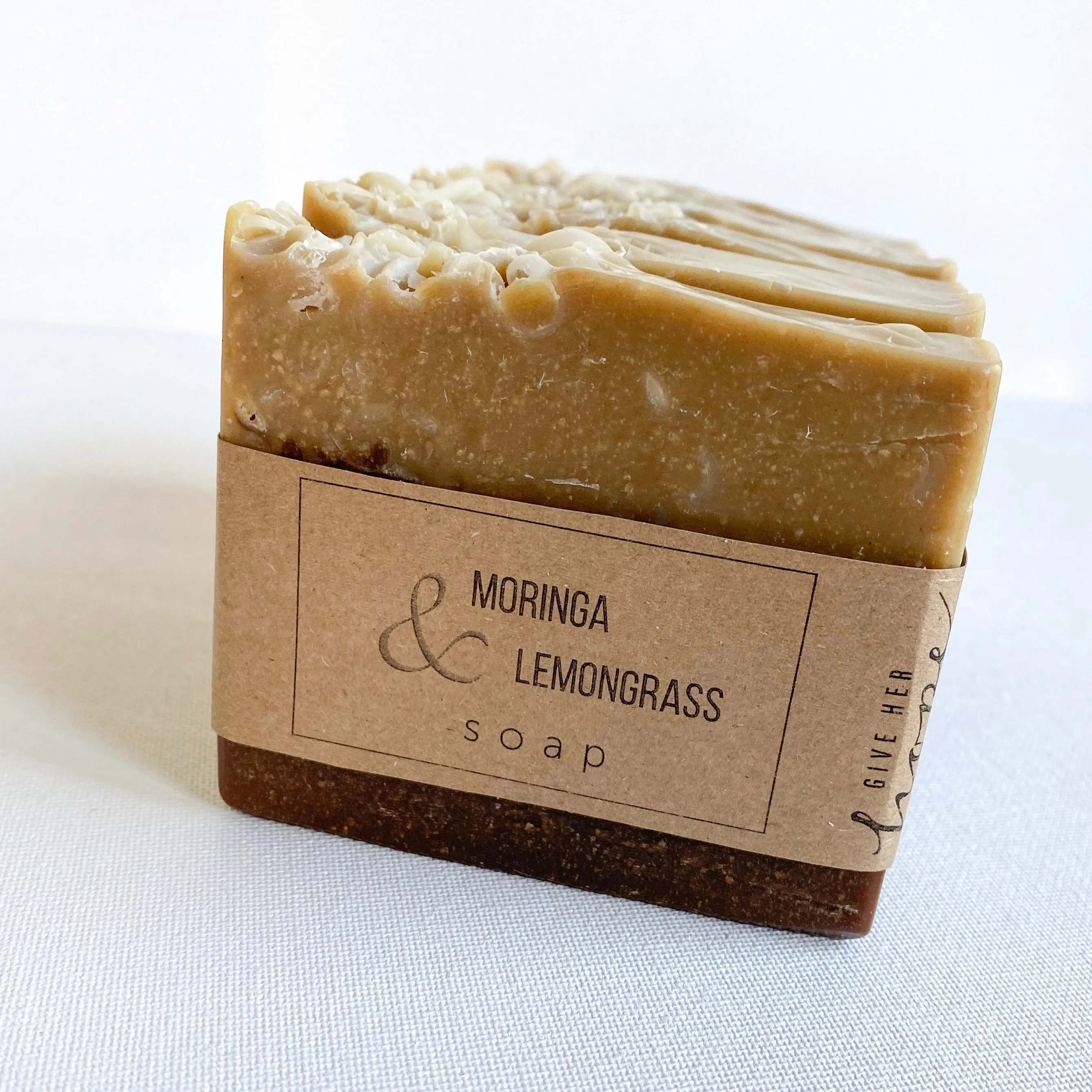 Handmade Natural Soap - Lemon and Moringa