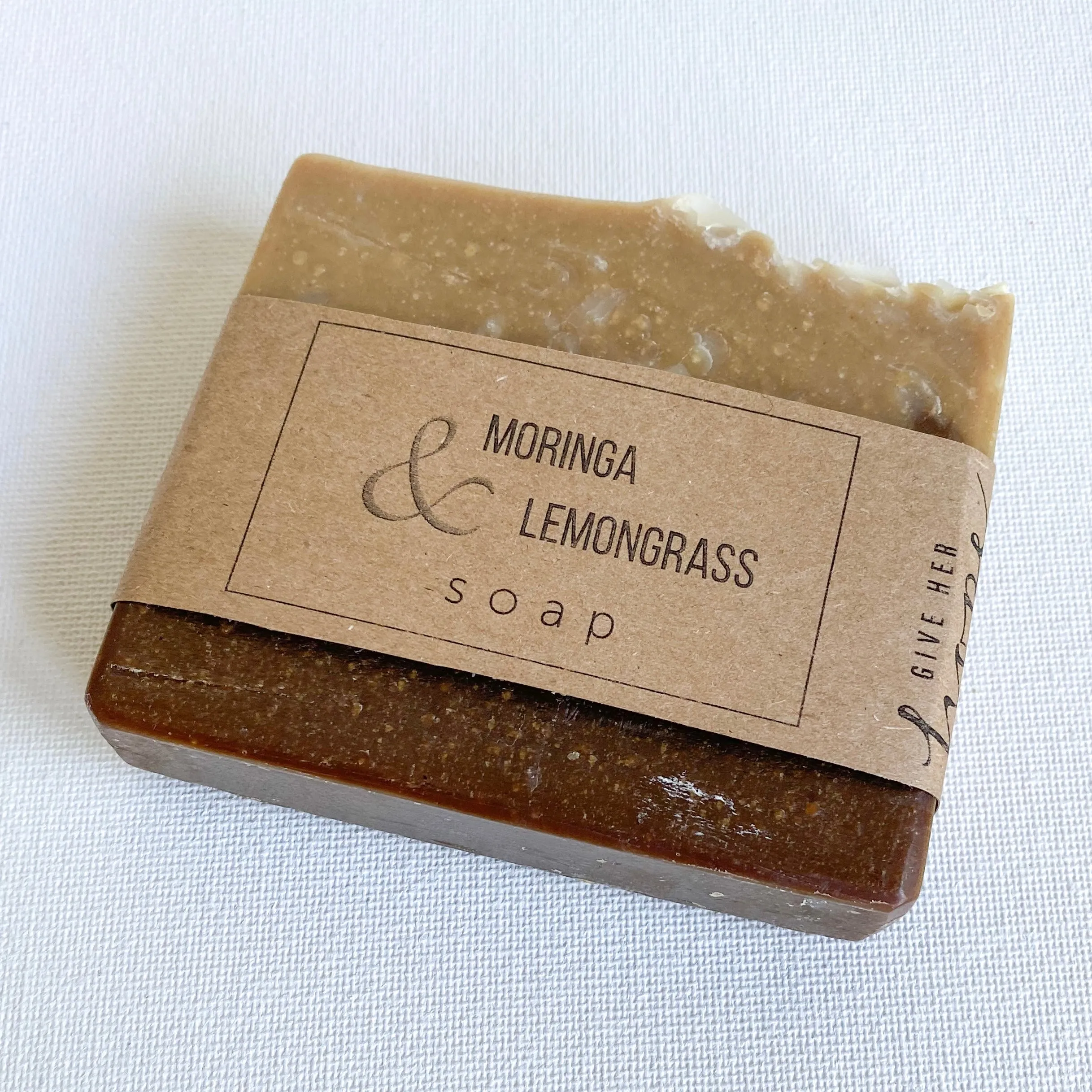 Handmade Natural Soap - Lemon and Moringa