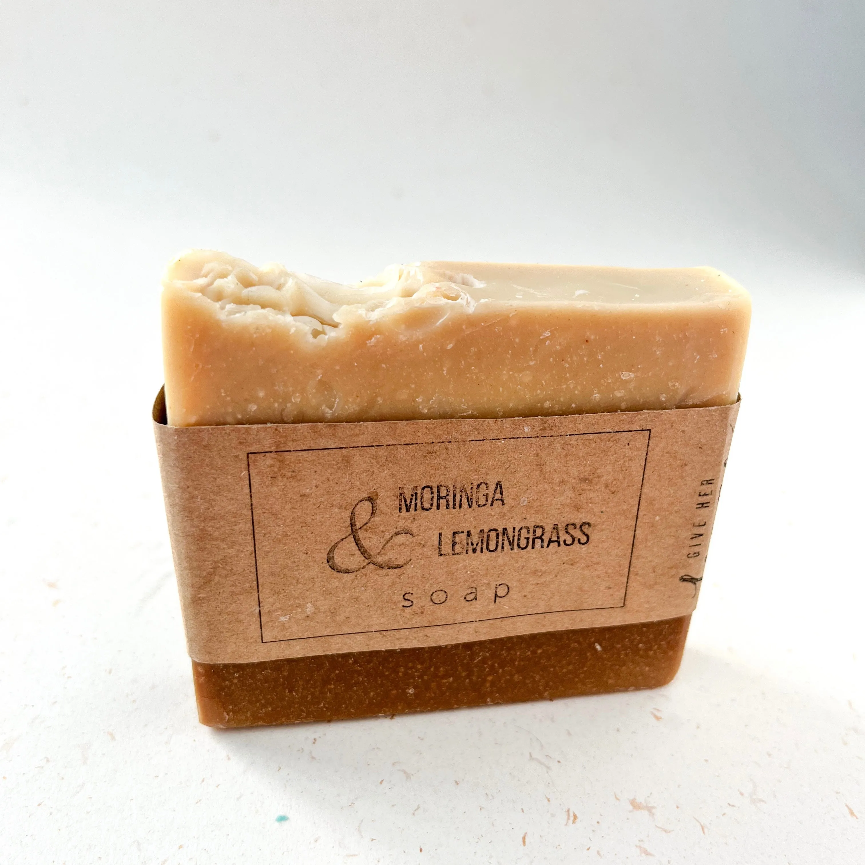 Handmade Natural Soap - Lemon and Moringa