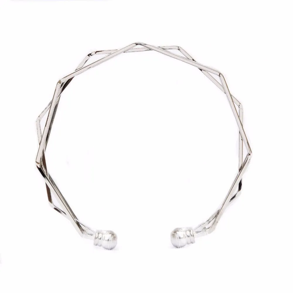 Hexagon Silver Bracelet