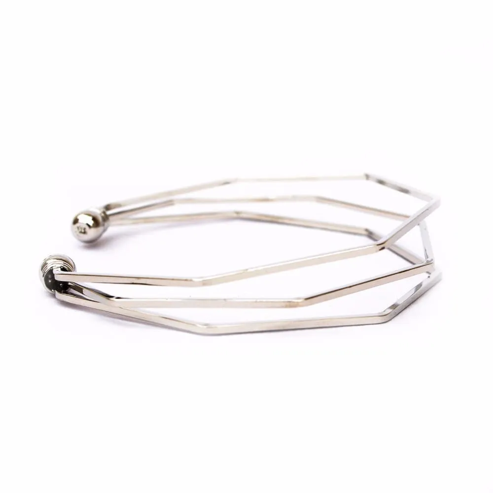 Hexagon Silver Bracelet