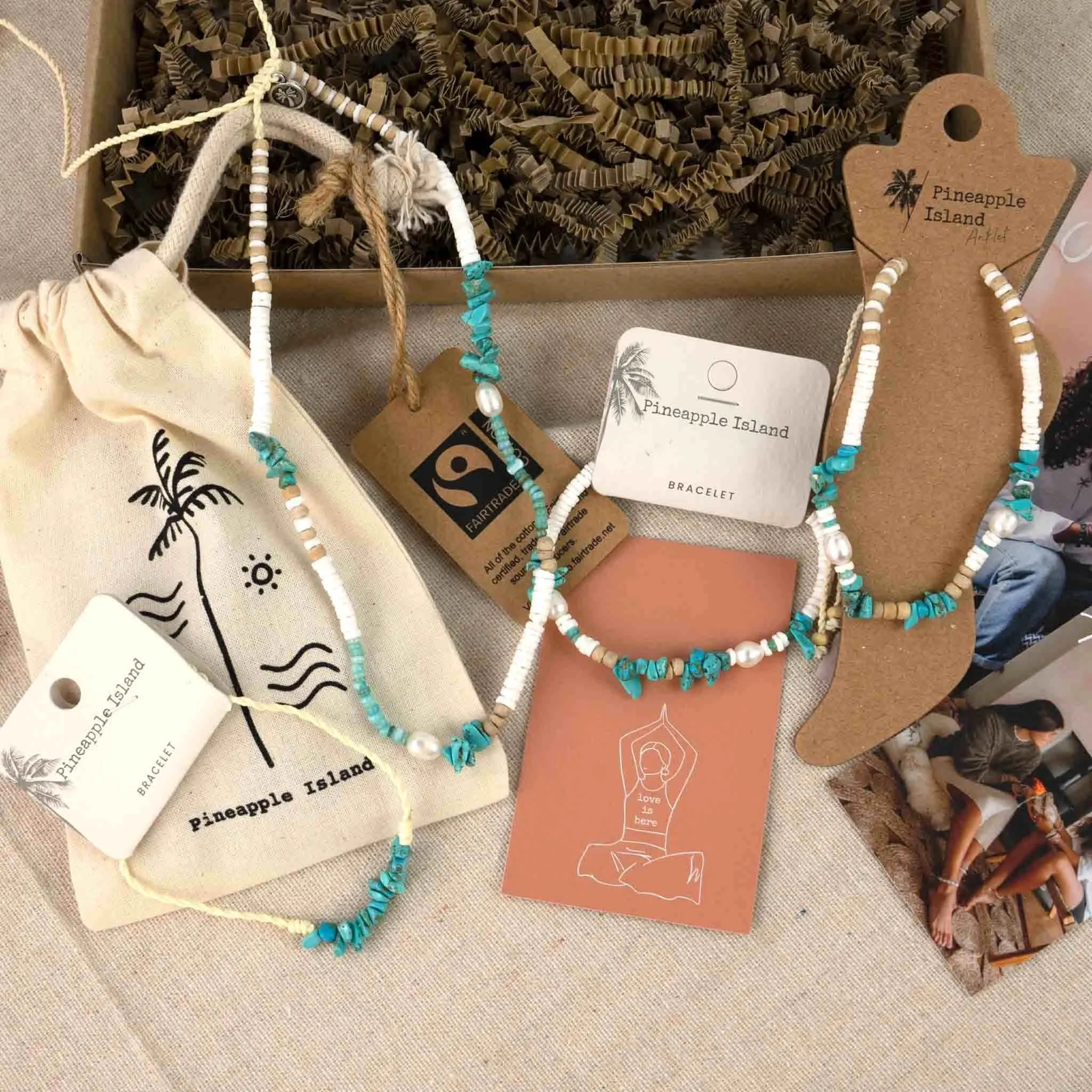 Love is Here Letterbox Gift Set -  Turquoise