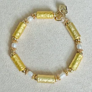 Lucky 6 Baroque Pearl Bracelet