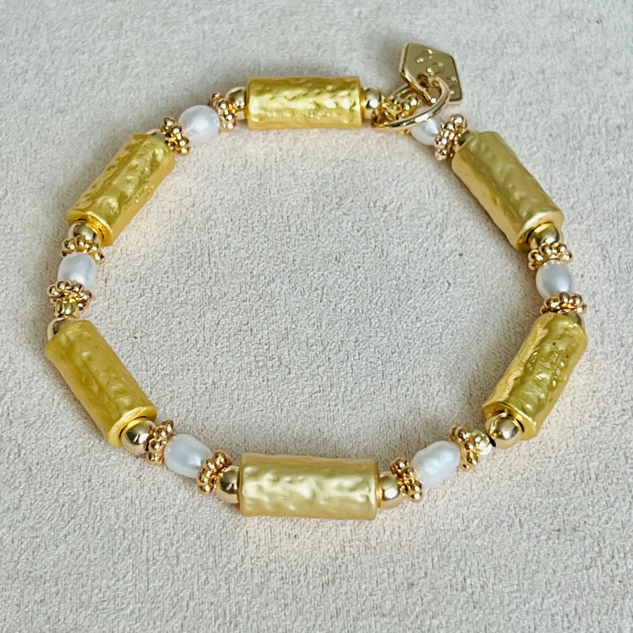 Lucky 6 Baroque Pearl Bracelet