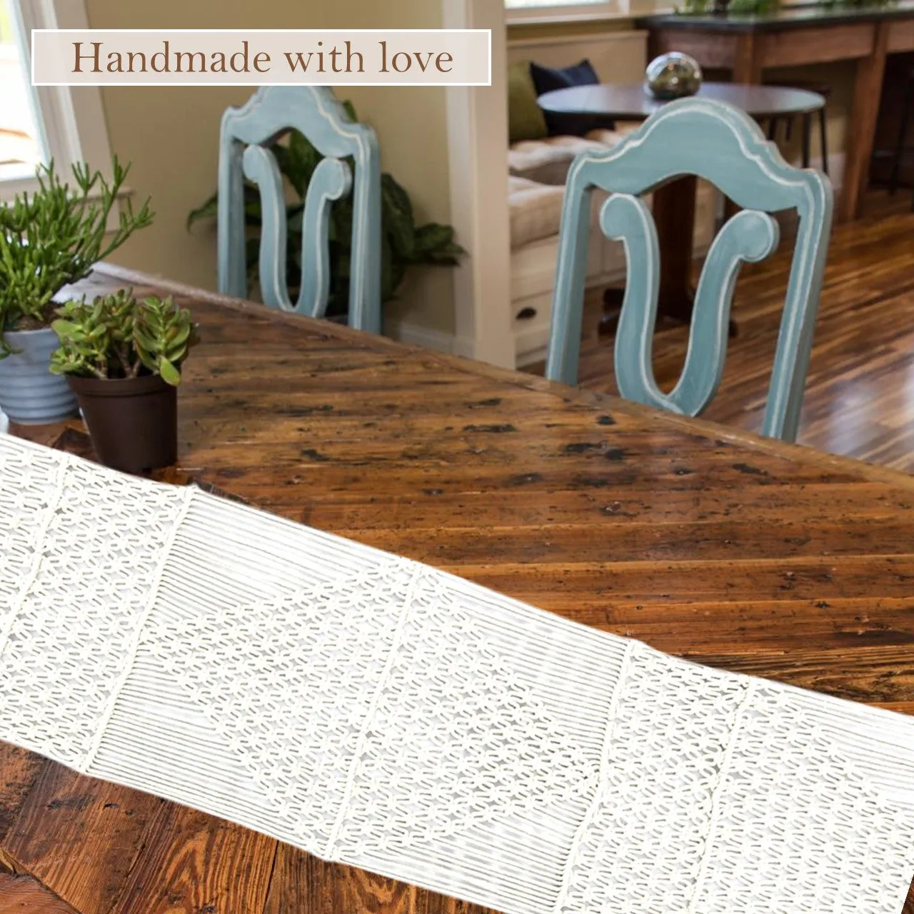 MACRAME TABLE RUNNER