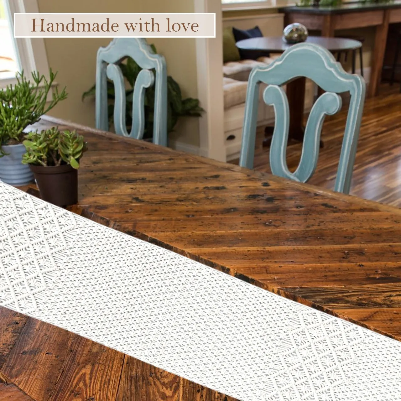 MACRAME TABLE RUNNER