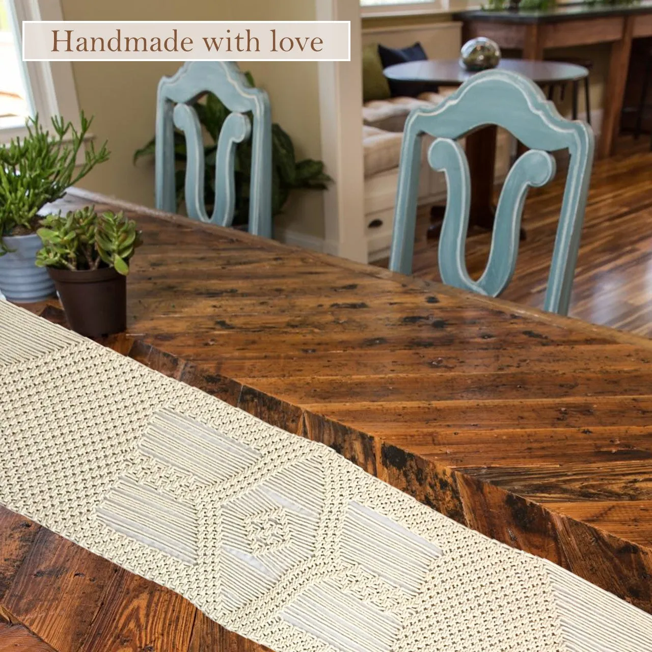 MACRAME TABLE RUNNER