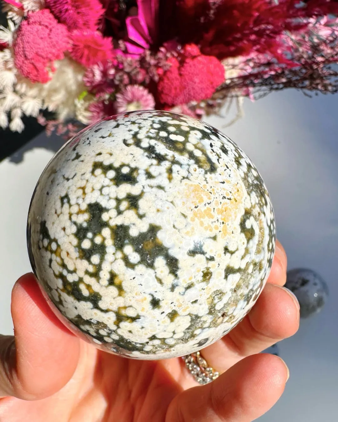 Ocean Jasper Sphere