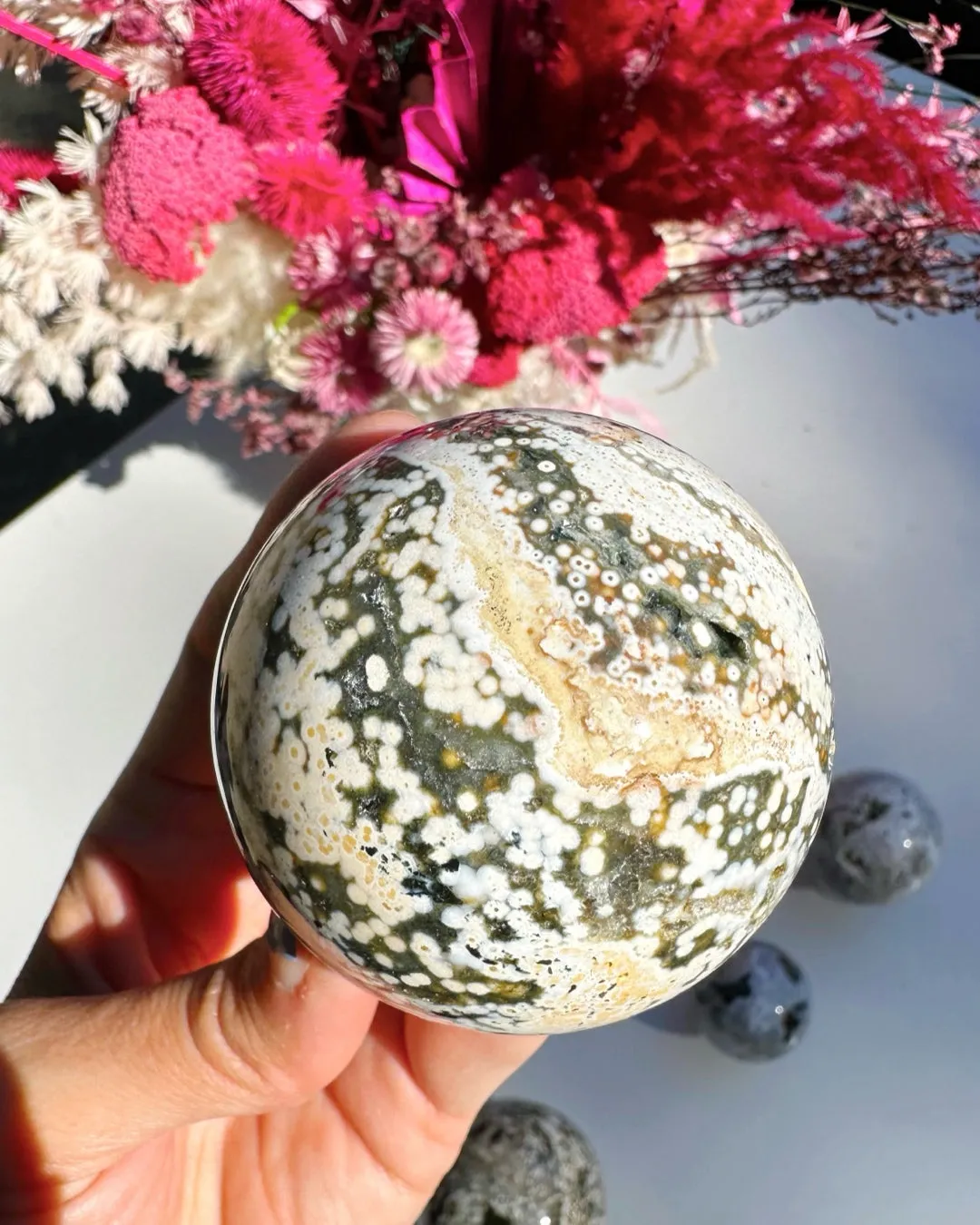 Ocean Jasper Sphere