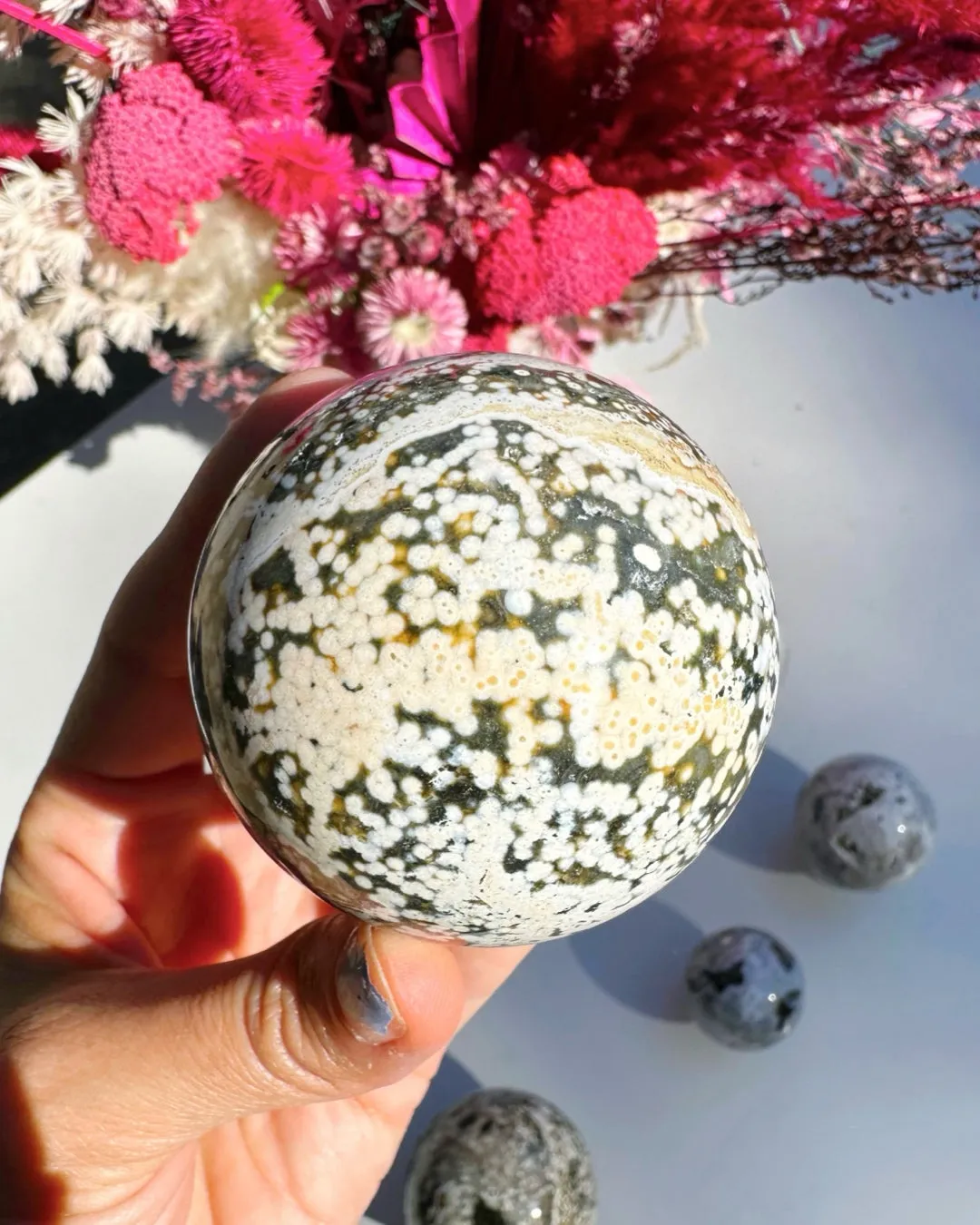 Ocean Jasper Sphere