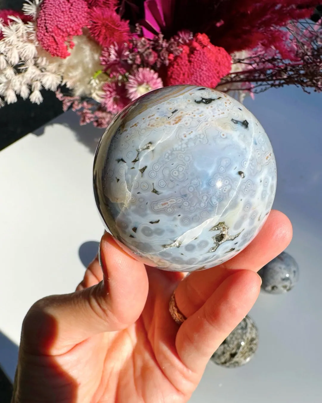 Ocean Jasper Sphere