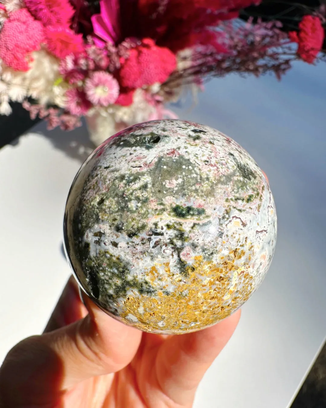 Ocean Jasper Sphere