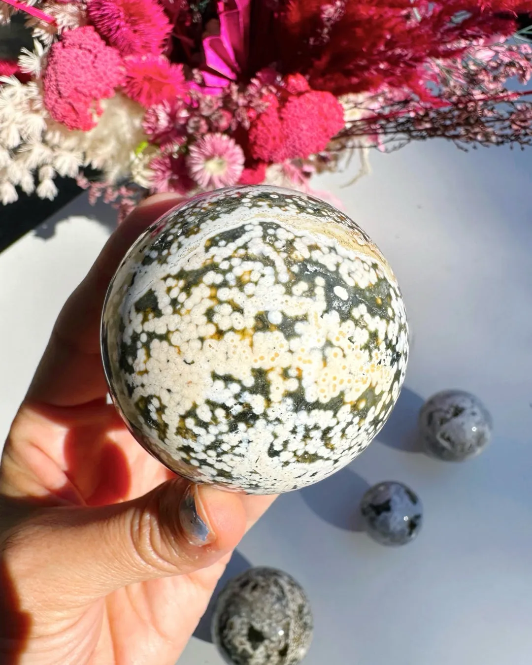 Ocean Jasper Sphere