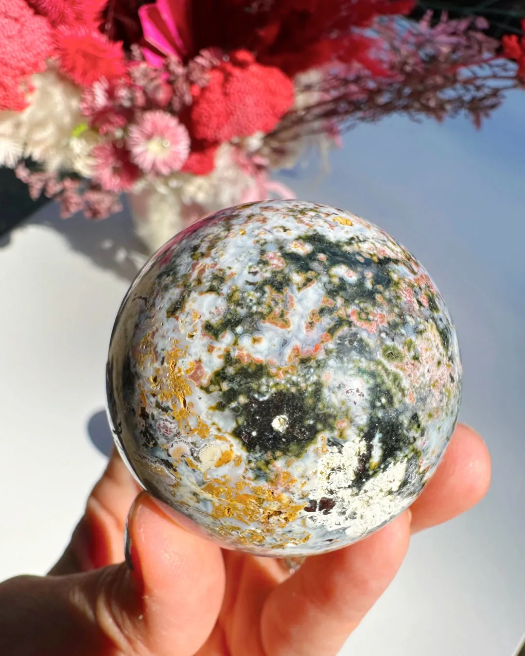 Ocean Jasper Sphere