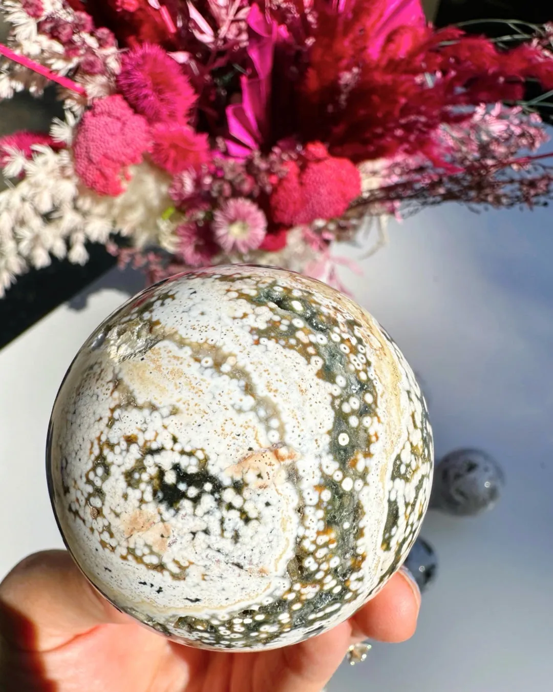 Ocean Jasper Sphere