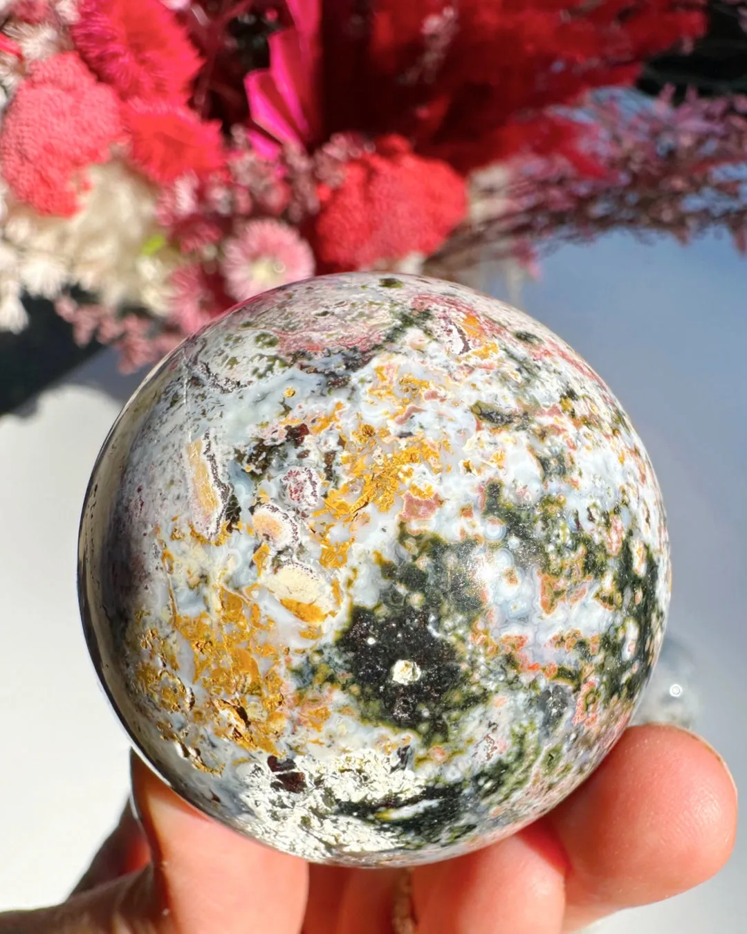 Ocean Jasper Sphere